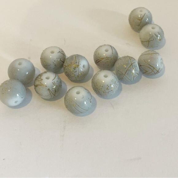 Lot Of 9 Assorted Blue Themed Beads 228 Pcs For Jewelry Making Crafting Projects - Picture 13 of 16